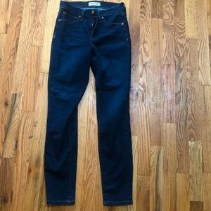 9 inch high rise Madewell Skinny jeans